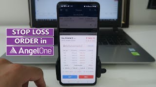 LIVE  How to Set Stoploss in Angel Broking  Stop Loss Trailing stockmarket optiontrading [upl. by Assel]