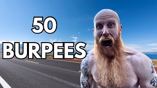 50 Burpee Workout Follow Along [upl. by Raimes]