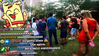 invadi um aniversário e peguei bolo idai [upl. by Muriah729]