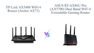 TPLink AX5400 vs ASUS RTAX86U Pro 📶🎮  Best WiFi 6 Router Comparison [upl. by Obala]