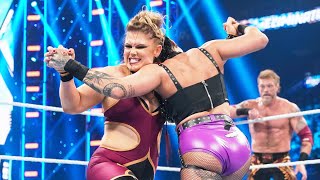 Rhea Ripley vs Beth Phoenix Fierce fight in wwe match [upl. by Aneele]