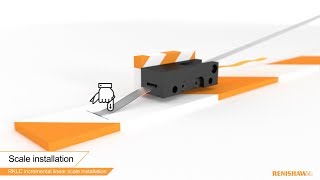 How to install Renishaw RKLC incremental linear encoder scale [upl. by Naiviv719]