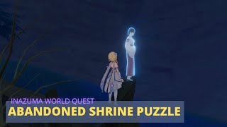 Abandoned Shrine Puzzle  Inazuma World Quest Genshin Impact [upl. by Ellennoj7]