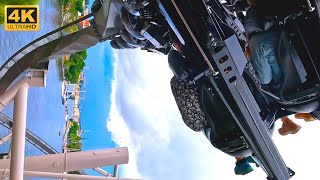 Monster Gröna Lund  POV 4K  July 2022  Back Row On Ride BampM  Inverted Coaster [upl. by Merow971]