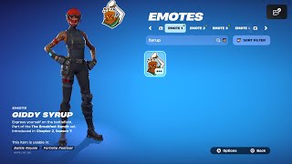 How to get the Giddy Syrup emote for free in fortnite [upl. by Nahta]