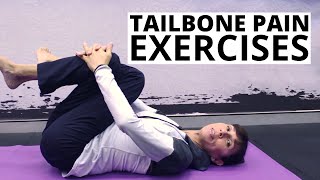 Tailbone Pain Exercises for Coccyx Pain Relief and Muscle Spasm [upl. by Orelee]