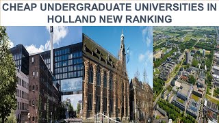 CHEAP UNDERGRADUATE UNIVERSITIES IN HOLLAND [upl. by Introk]