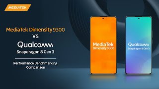 MediaTek Dimensity 9300 vs Qualcomm Snapdragon 8 Gen 3 Performance Benchmarking Comparison [upl. by Ailam]