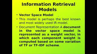 Information Retrieval Model [upl. by Darius]