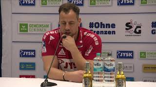 Pressekonferenz SG FlensburgHandewitt  TSV Hannover Burgdorf [upl. by Heymann]