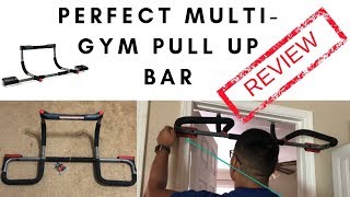 Perfect Fitness Multi Gym Doorway Pull Up Bar Review [upl. by Nilesoy163]