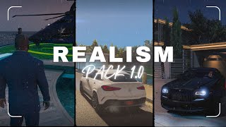 O MOD MAIS REALISTA DO GTA 5 PACK COM MANSÕES GARAGENS RUAS E VEGETAÇÃO Realism Pack [upl. by Skardol]