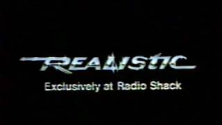 1986 Radio shack Realistic Speakers TV Commercial [upl. by Adiazteb]