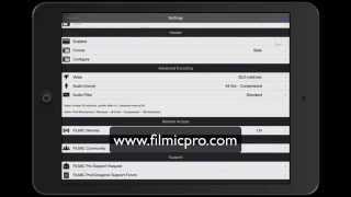 iOgrapher TV  Filmic Pro Advanced Features [upl. by Arlin110]