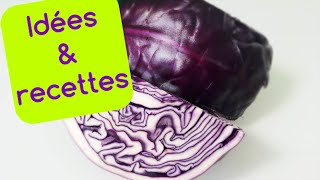 Recettes faciles et comment cuisiner le CHOU ROUGE [upl. by Sid]