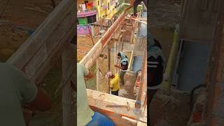 5 inch latak beam ko kaise lagaen buildingconstruction work shortvideo YouTubeshorts viralshots [upl. by Dnomsaj58]