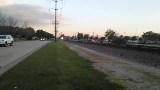 Metra train through Des Plaines Illinois [upl. by Ataymik]