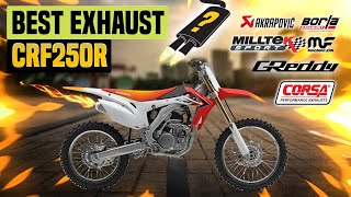 Honda CRF250R Exhaust Sound 🔥 YoshimuraFMFAkrapovicReviewModsUpgradeGPRPro CircuitRocket [upl. by Tadio]