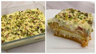 15 Minutes Dessert Recipe With 2 Cups Of Milk  Instant Malai Cake 15 मिनट मे बहुत स्वादिष्ट मिठाई [upl. by Moncear]