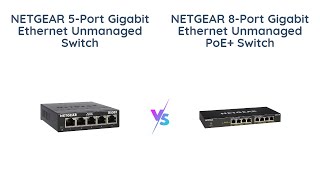 NETGEAR 5Port vs 8Port Gigabit Ethernet Switch [upl. by Jinny638]