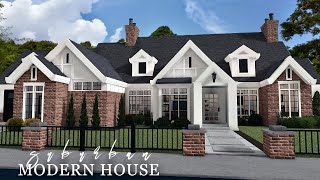 Bloxburg Suburban Family Home  Housebuild  ROBLOX bloxburg [upl. by Sukhum]