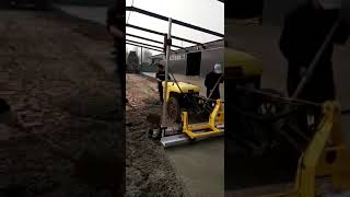 Concrete laser screed machine [upl. by Naedan484]