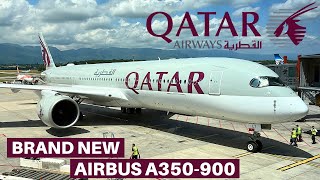 QATAR AIRWAYS AIRBUS A350900 Economy  Geneva  Doha  Flight Review [upl. by Acherman]