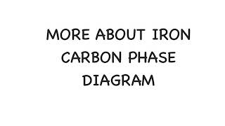 Iron Carbon Diagram  Part 2 [upl. by Philomena143]