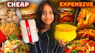 EXTREME Cheap VS Expensive Food Challenge 😱😱 [upl. by Xenos677]