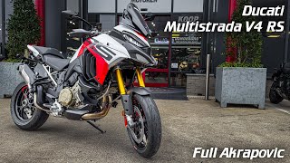 Ducati Multistrada V4RS with Full Akrapovic System [upl. by Alian826]