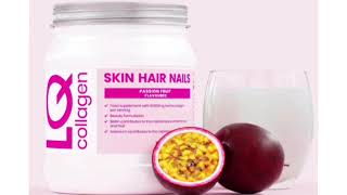 LQ Skin Hair Nails Collagen Passion Fruit Flavored Powder [upl. by Hali492]