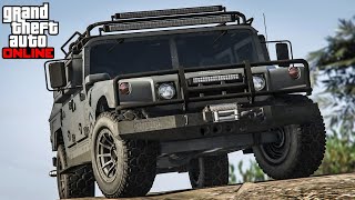 PATRIOT MIL SPEC MAMMOTH GTA 5 ONLINE Customisation et essai toutterrain [upl. by Tarr]