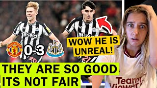 NUFC Are Brilliant Livramento amp Hall LOOK CLASS Man Utd 03 Newcastle Reaction [upl. by Eeltrebor]