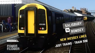 First Look  Salisbury to Romsey  New Train Sim DLC  Wessex Main Line [upl. by Ekrub]