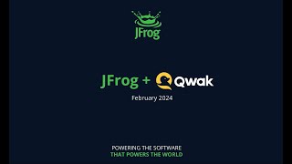 JFrog  Qwak Integration Demo [upl. by Onilegna648]