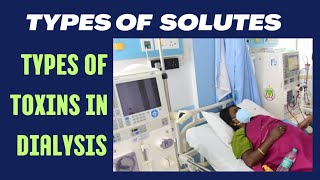 Solute classification Small middle and large Solute in dialysis  molecular weight [upl. by Eical726]