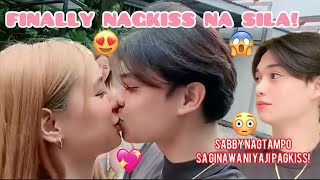 FINALLY YABBY NAGKISS NA INFRONT OF CAM NO FILTER 😱😍🥰💗💕 yabby Super kilig guys 😍😍🥰💕 [upl. by Clancy780]