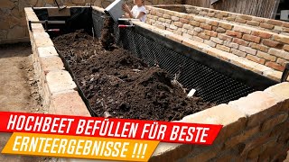 Hochbeet richtig befüllen für quotBeste Ernteergebnissequot Welche Schichten sind notwendig [upl. by Lundt410]