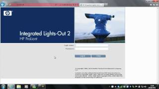 HP iLo 2  Windows 7 SP1 [upl. by Valerlan977]