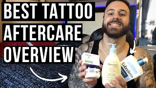 The BEST TATTOO AFTERCARE 2019  Full STEP BY STEP [upl. by Kcirdek]