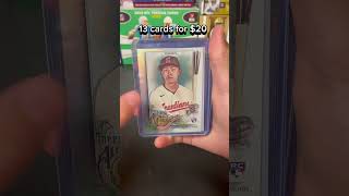 Cheap cards we got at the Chantilly Card Show CSA PART TWO sportscards mlb clevelandguardians [upl. by Anit]