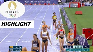 Athletics Womens Heptathlon Final Full Highlights 2024  Peris Olympic Games 202r [upl. by Anialeh]