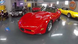 1981 Corvette  RedCamel 69895 Miles s Match  Seven Hills Motorcars [upl. by Furiya]