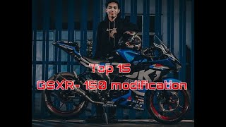 TOP 15 GSXR 150 modification 2022 [upl. by Emil]