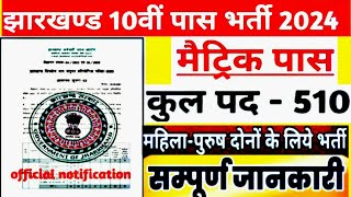 Jharkhand Field Worker Vacancy 2024  How to Apply for JSSC Field Worker Recruitment 2024 [upl. by Eward]