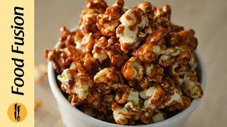 Caramel Popcorn Recipe By Food Fusion [upl. by Aihsekin]