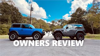 2 Door Bronco VS 2 Door Wrangler Which Is The Better Daily Driver [upl. by Berfield]