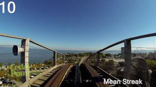 Top 17 roller coasters at Cedar Point [upl. by Phi]