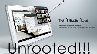 Galaxy Note 101  How to UnRoot  Unbrick  Cursed4Evacom [upl. by Mccahill298]