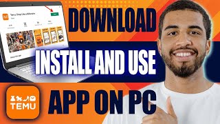 How to Download Install and Use Temu App on PC 2024 Windows 1011 [upl. by Aitnyc]